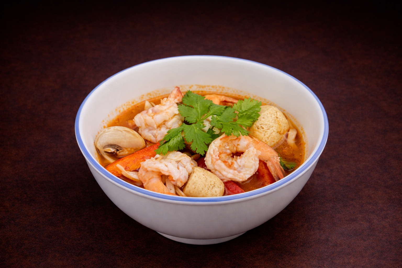Noodle Tom Yum Soup Shrimp