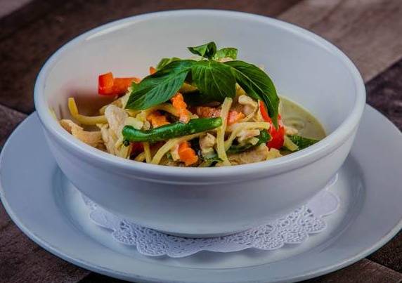 Lunch Green Curry Noodle