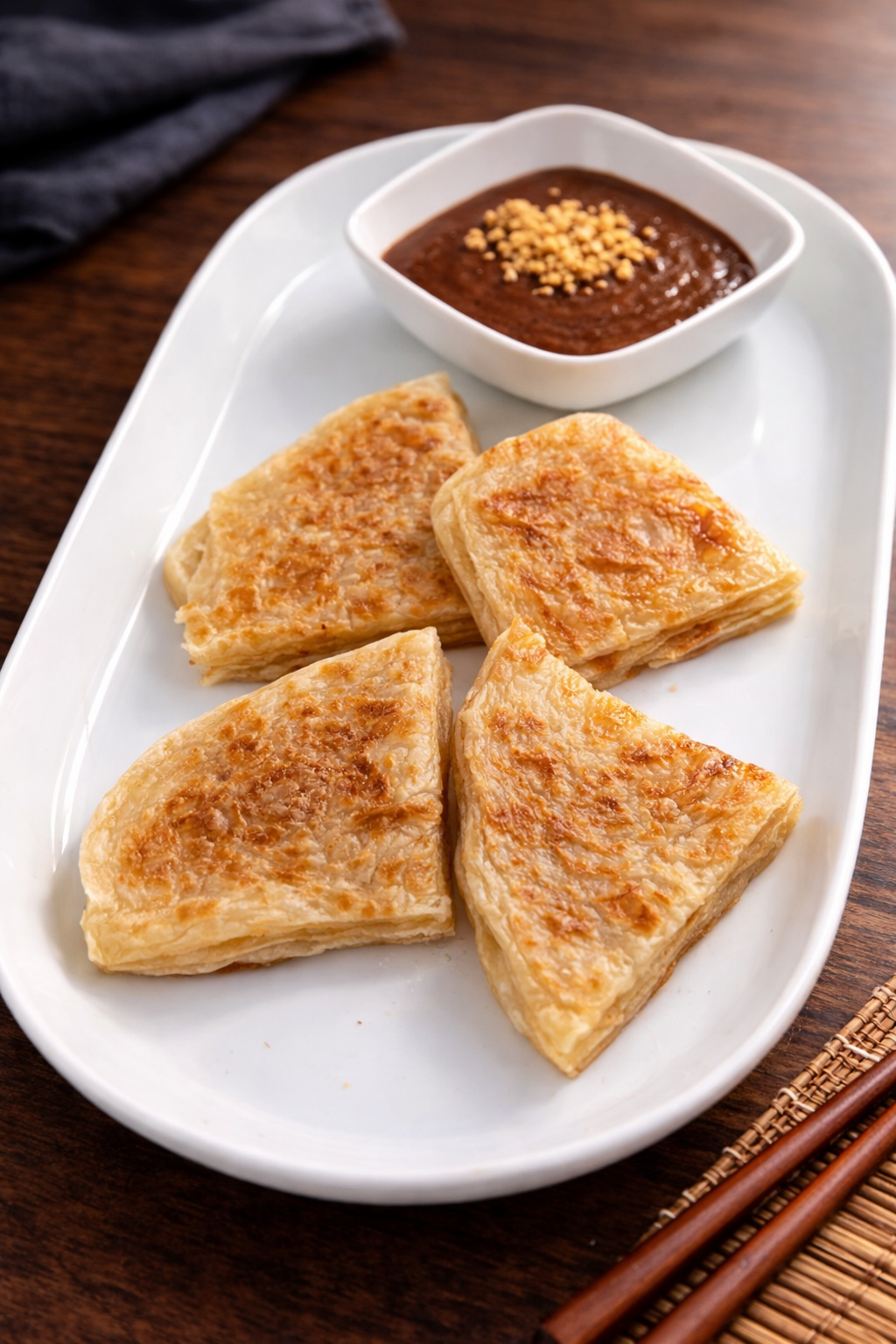Roti & Peanut Sauce