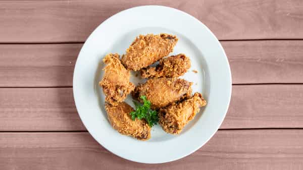 Fried Chicken Wings (6 pcs)