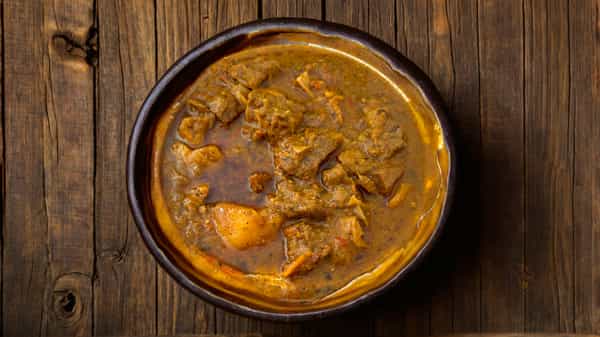 Roti and Curry Goat