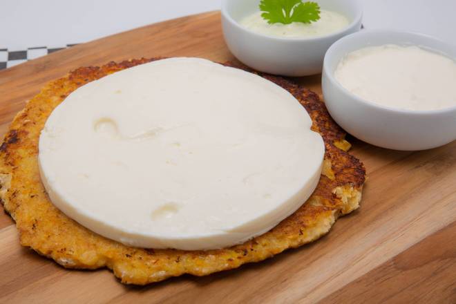 Cachapa with Hand Cheese