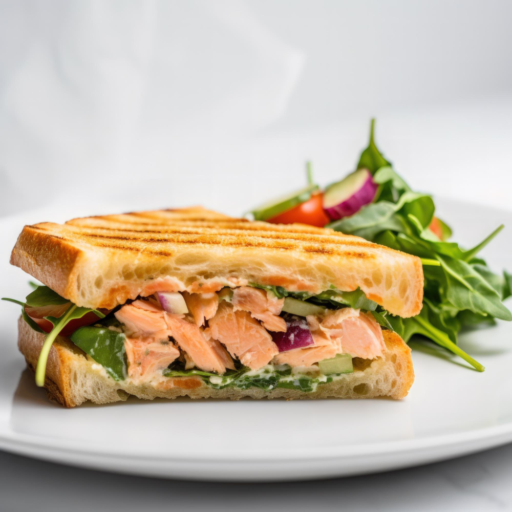 Grilled Salmon Sandwich