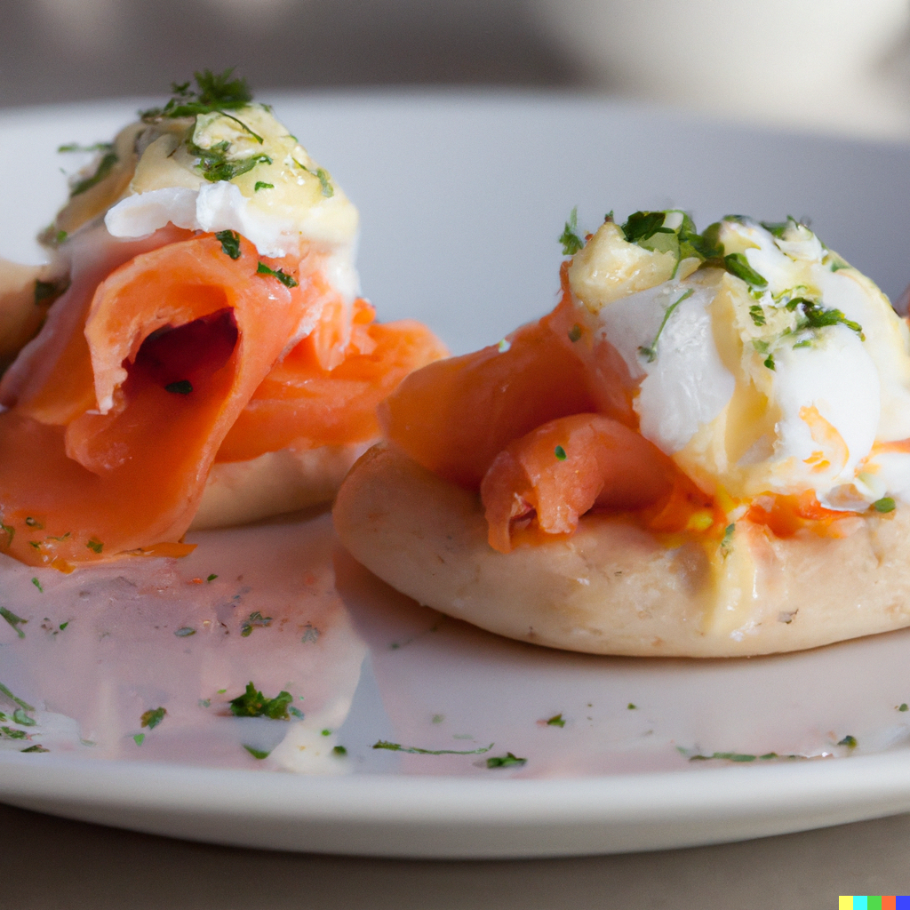 Toasted Bialy with Lox & Cream Cheese