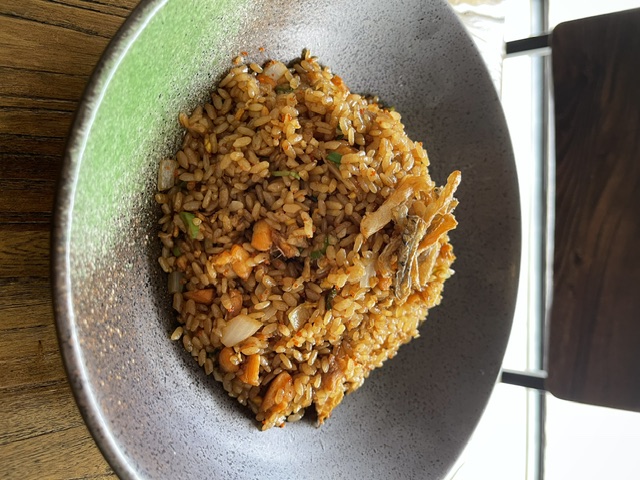 Smoked Salmon Fried Rice