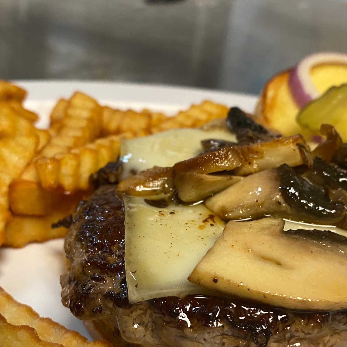 6 oz Mushroom Swiss
