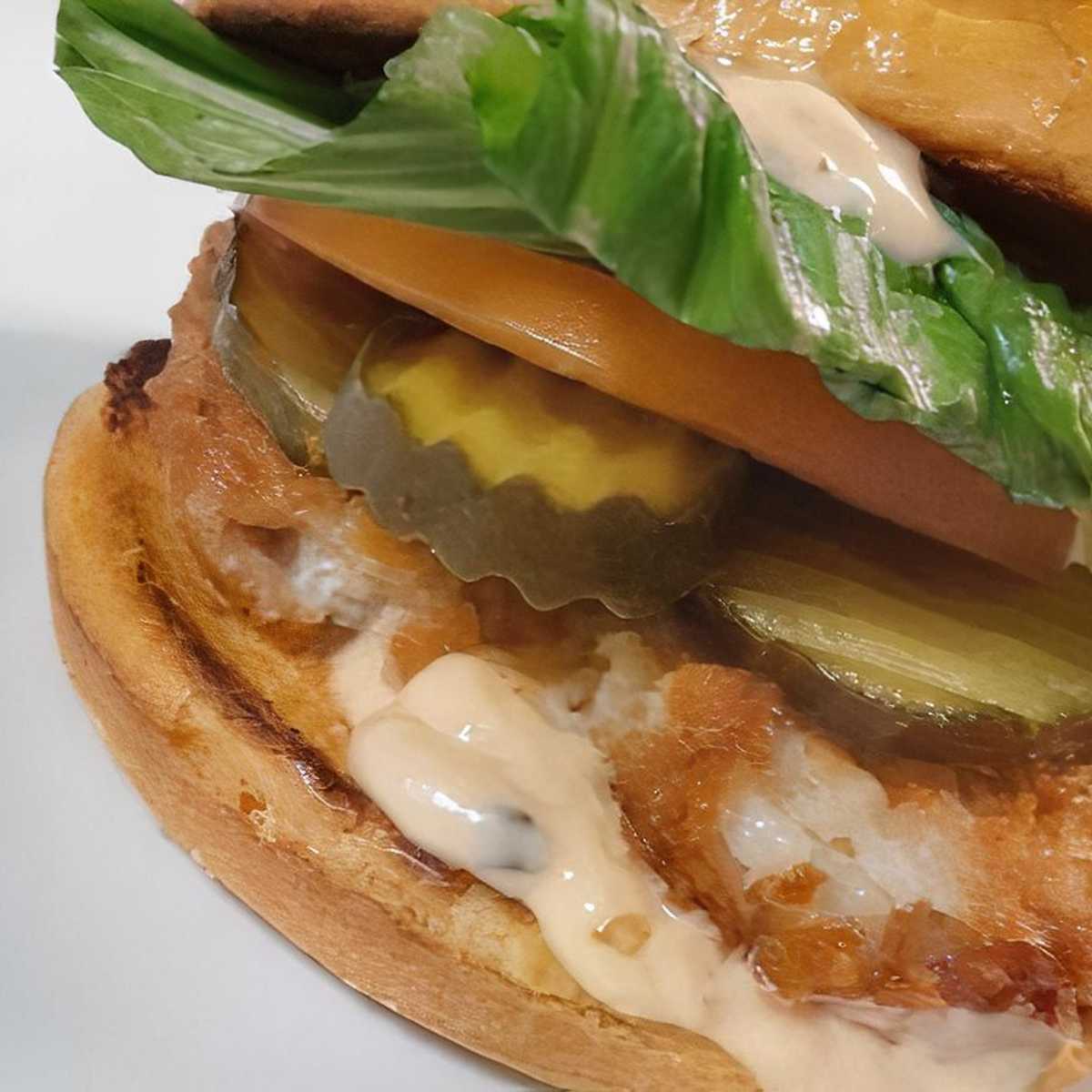 Fried Flounder Sandwich