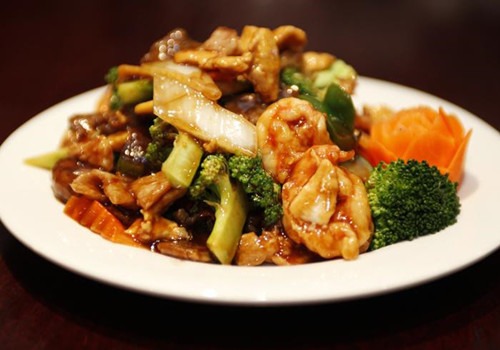 Shrimp w.Mixed Vegetables 杂菜虾