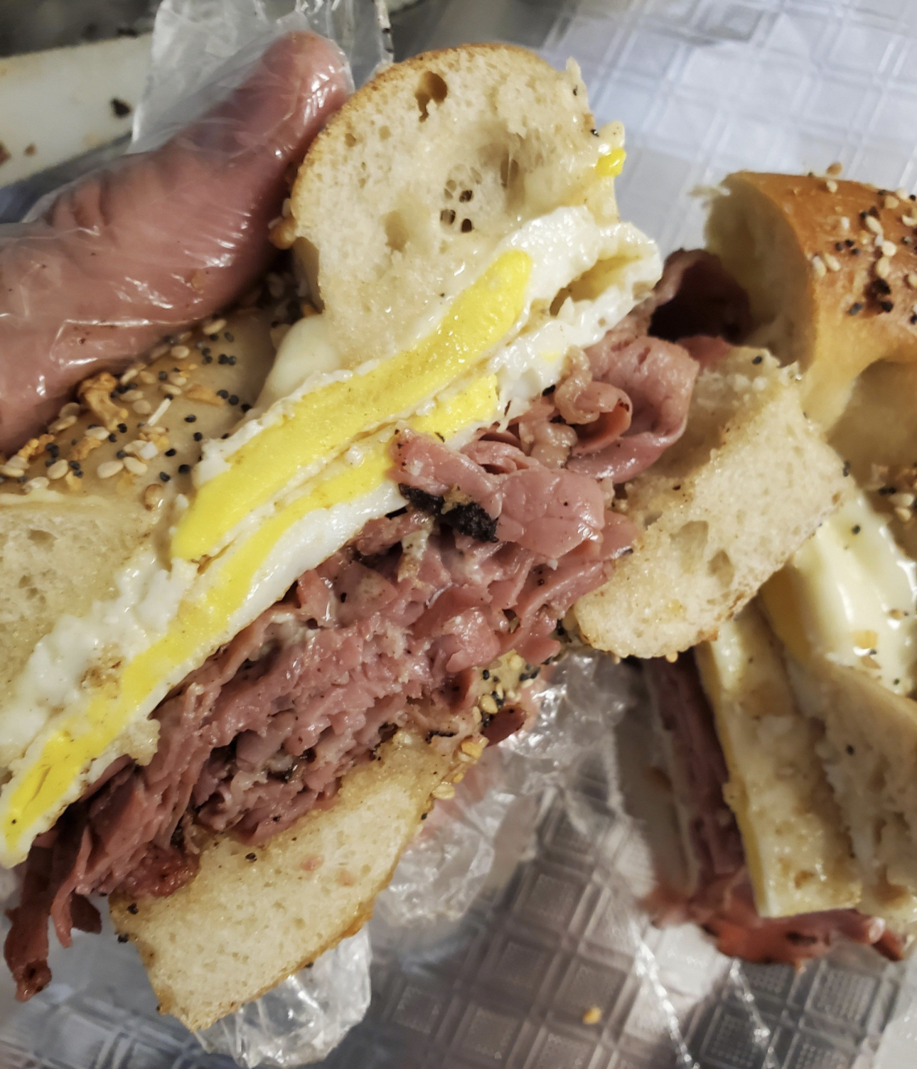 Corned Beef Egg & Cheese