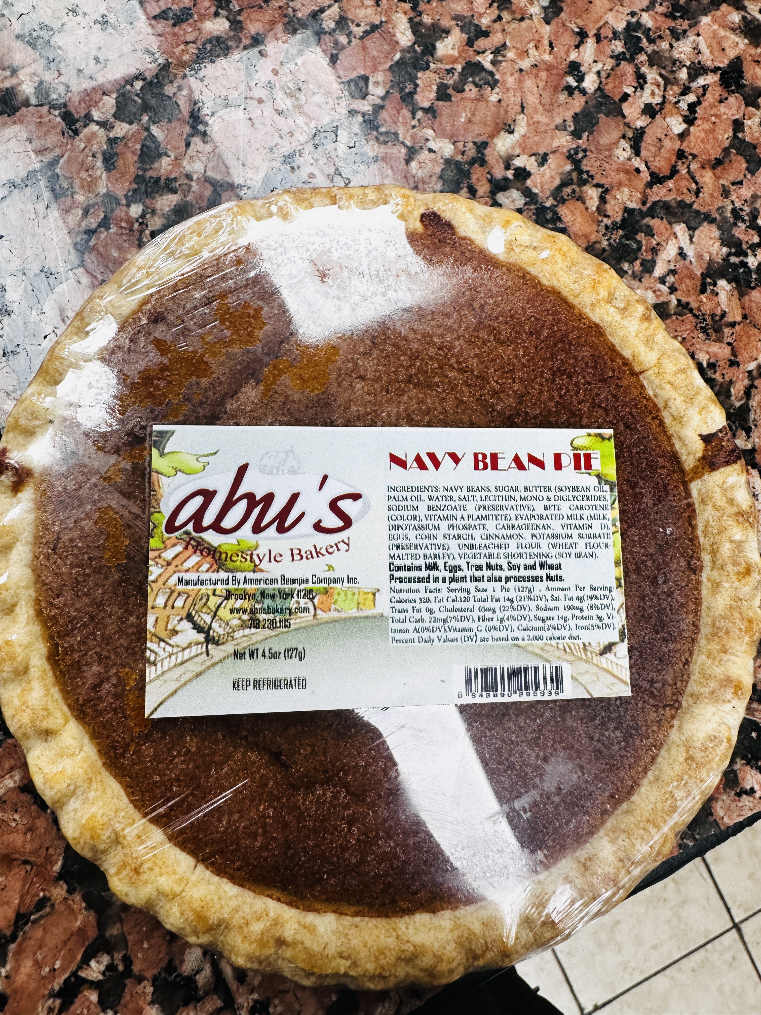 Abu’s Navy Bean Pie