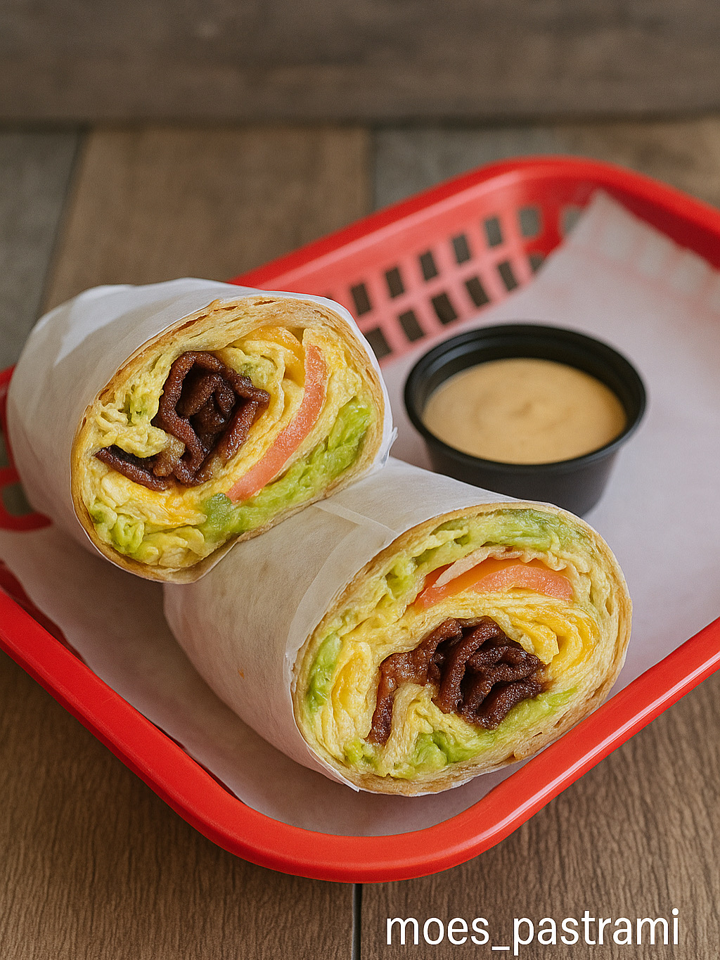 Moe’s breakfast wrap
