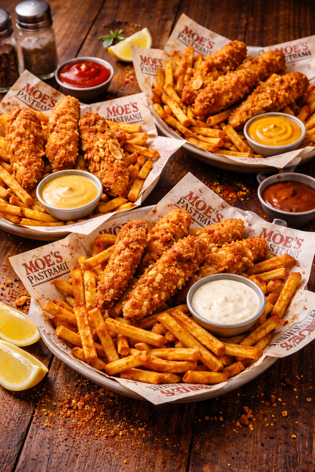 3 CHICKEN TENDERS WITH FRIES