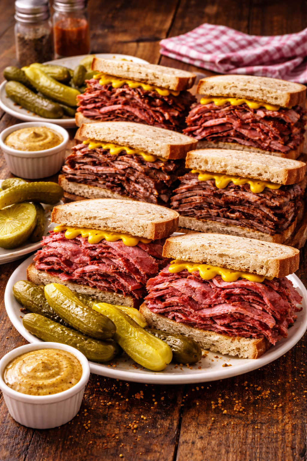 2 pastrami 2 brisket 2 corned beef