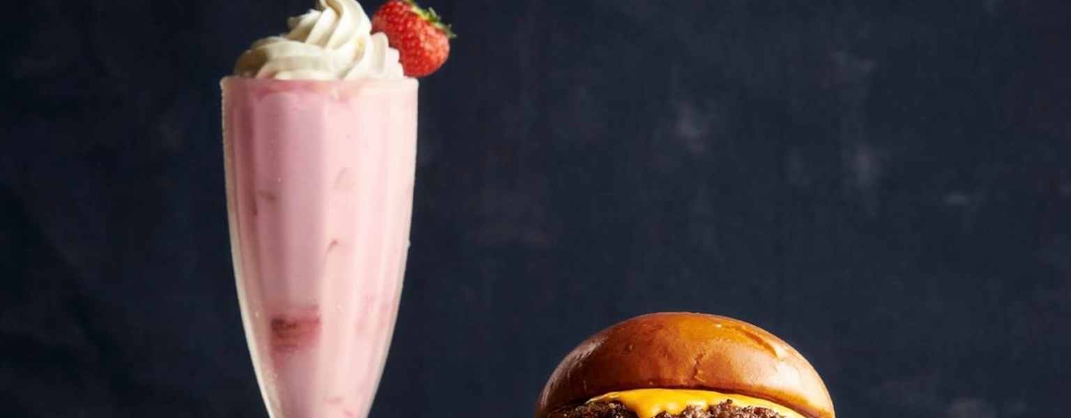 Cheese Burger with Milk Shake