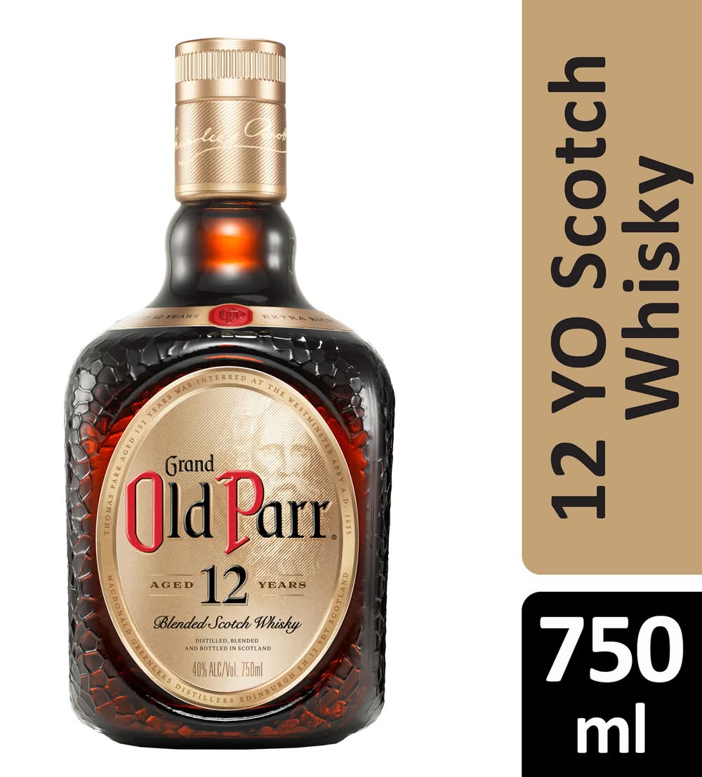 Old Parr Grand Blended Scotch Whisky (750 ml)