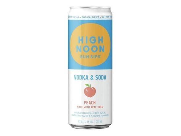 High Noon Vodka Hard Seltzer, Peach (12 fl oz)