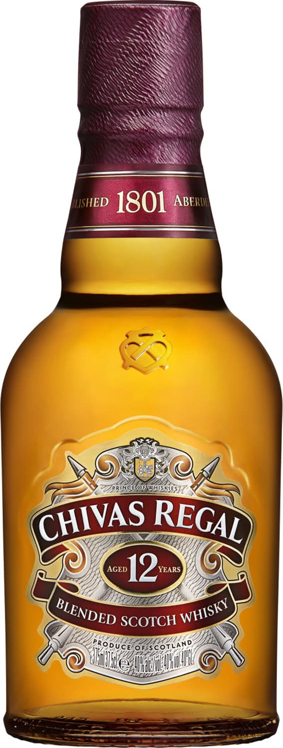 Chivas Regal 12 Year Blended Scotch Whisky (375 ml)
