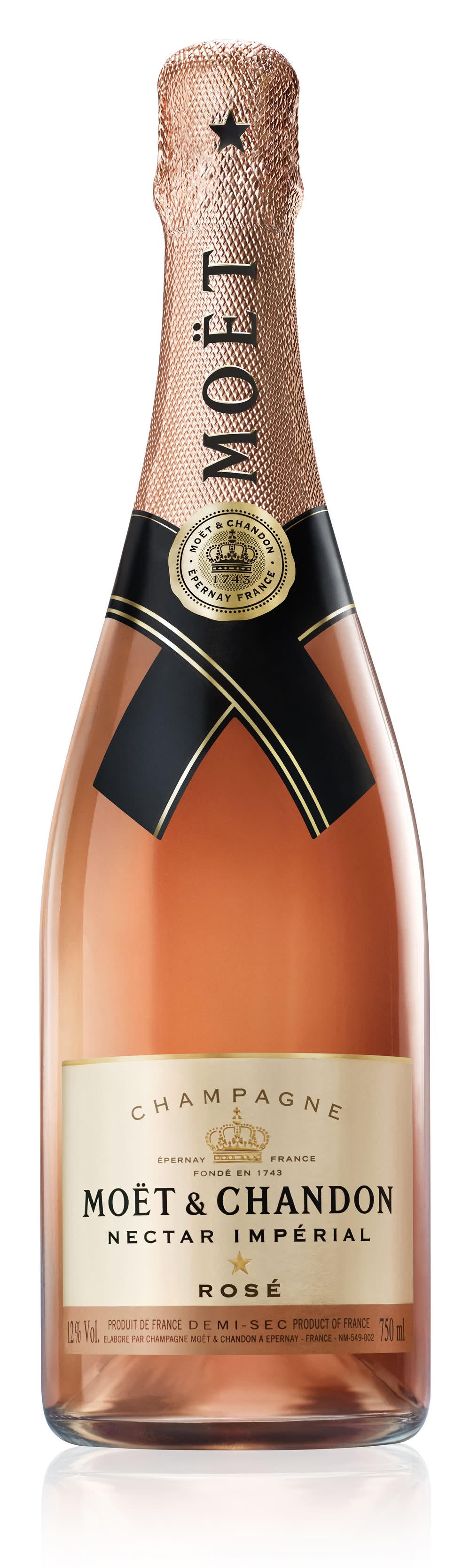 Moët & Chandon Nectar Impérial Rosé Champagne Wine (750 ml)