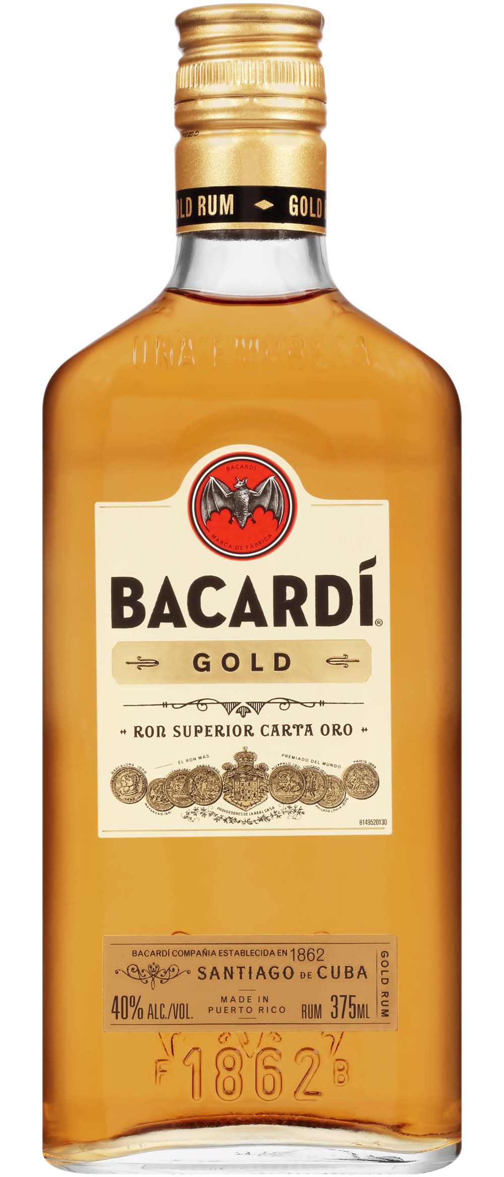 Bacardí Gold Rum (375 ml)