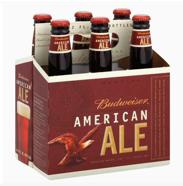 Budweiser American Ale Beer (6 x 12 fl oz)