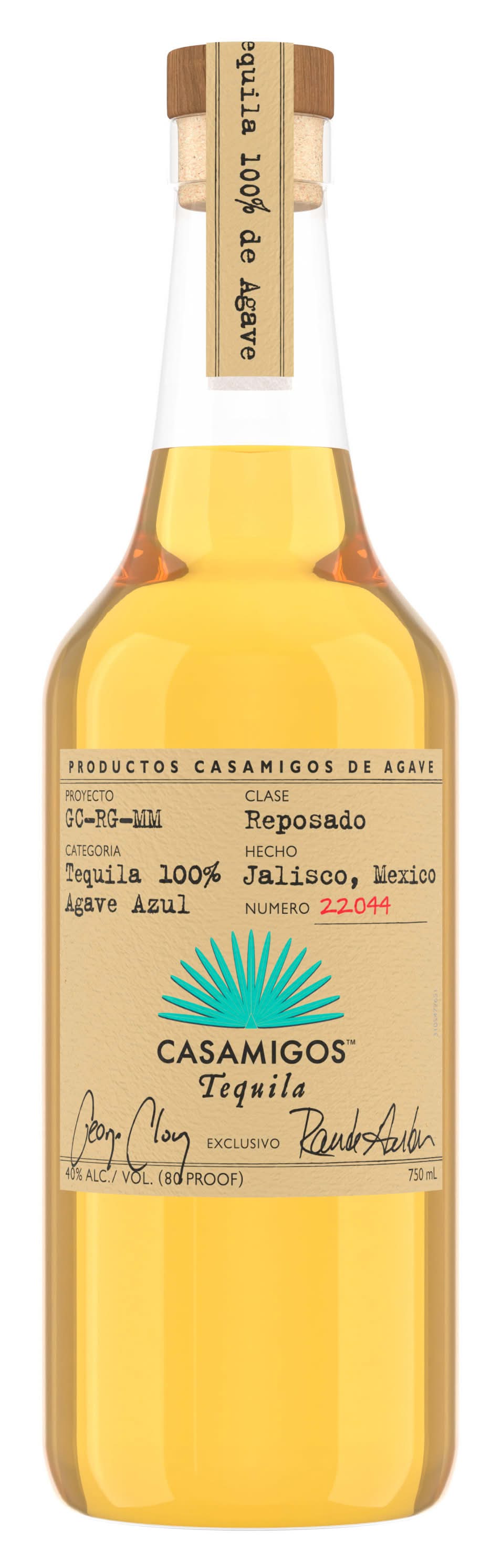 Casamigos Gluten Free 100% Agave Azul Reposado Tequila (750 ml)
