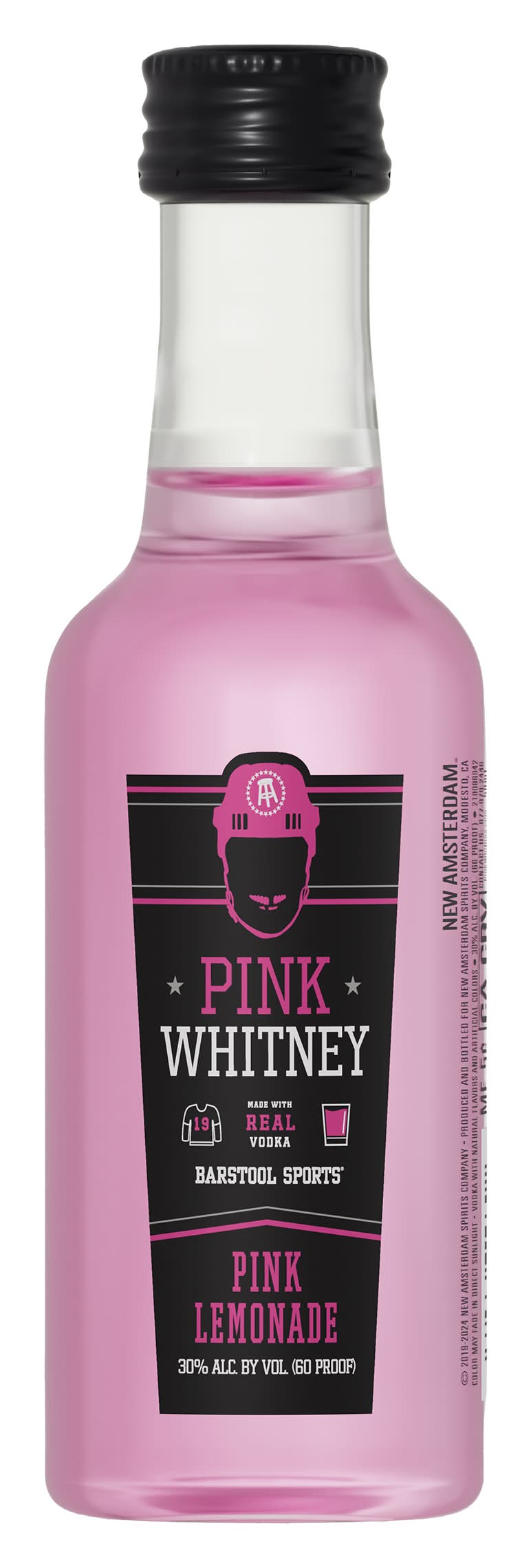New Amsterdam Pink Whitney Vodka (50 mL) (Lemonade Flavored)