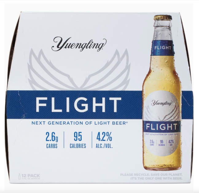 Yuengling Flight Light Beer (12 x 12 fl oz)