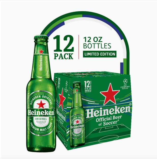 Heineken Original Premium Pale Lager Beer (12 x 12 fl oz)