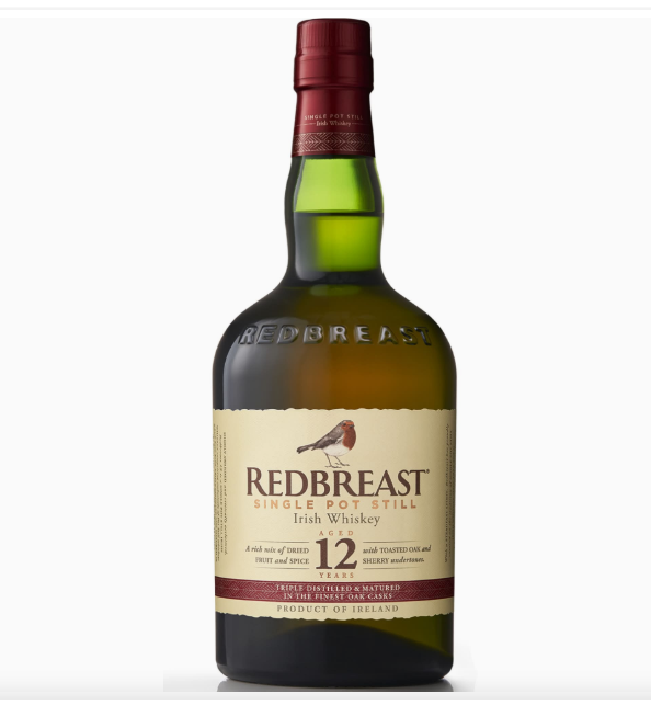 Redbreast Single Pot Still Irish Whiskey 12 Year Old (25.36 fl oz)