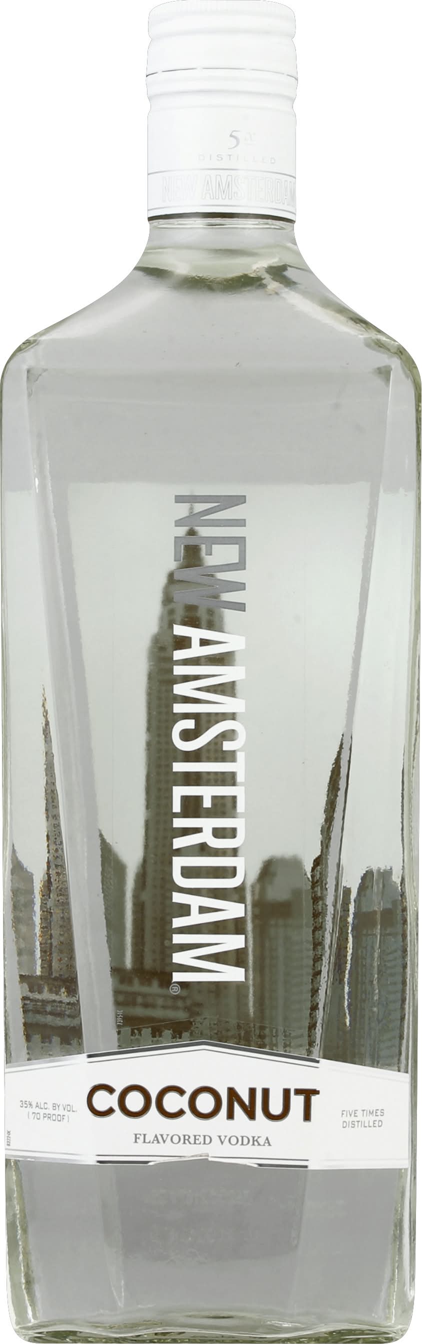 New Amsterdam Five Times Distilled Vodka, Apple (1.75 L)