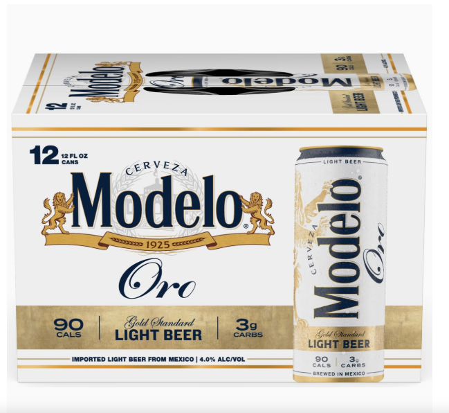 Modelo Oro Gold Standard Lager Import Light Beer (12 x 12 fl oz)