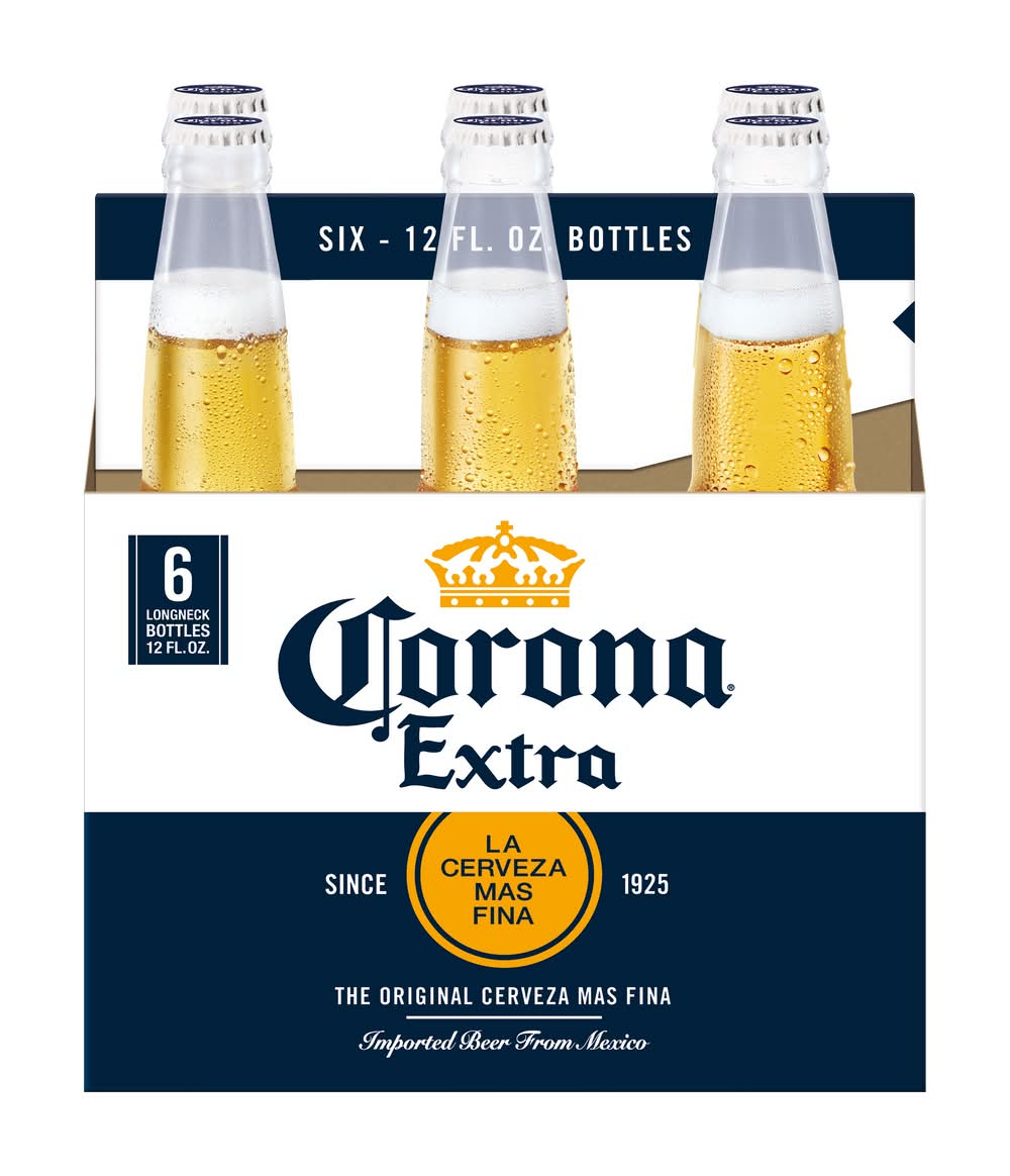 Corona Extra Mexican Lager Import Beer (6 x 12 fl oz)