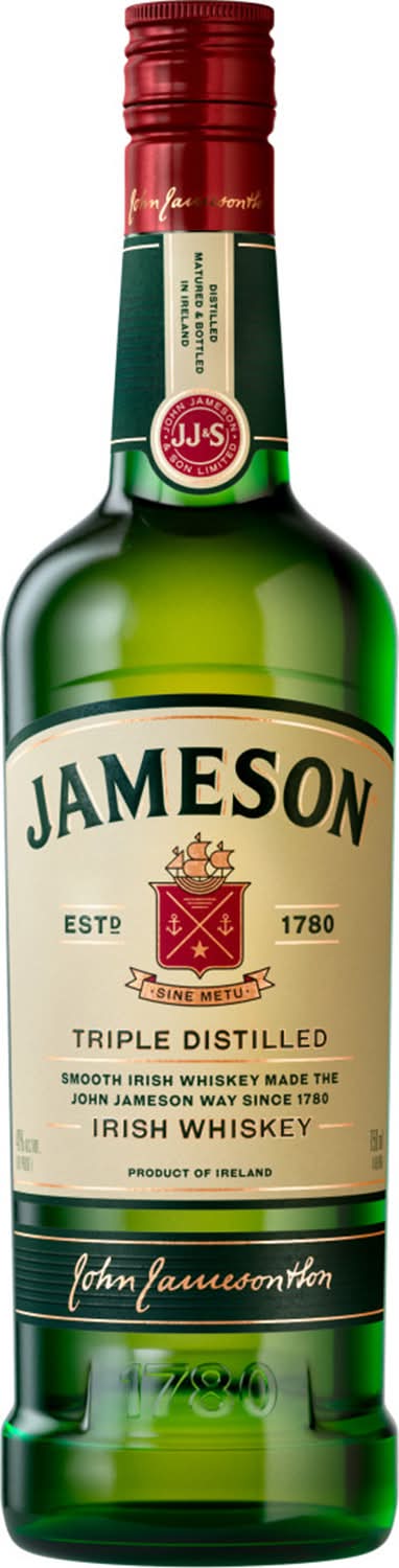 Jameson Triple Distilled Irish Whiskey (750 ml)
