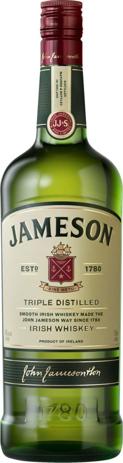 Jameson Triple Distilled Irish Whiskey (1 L)