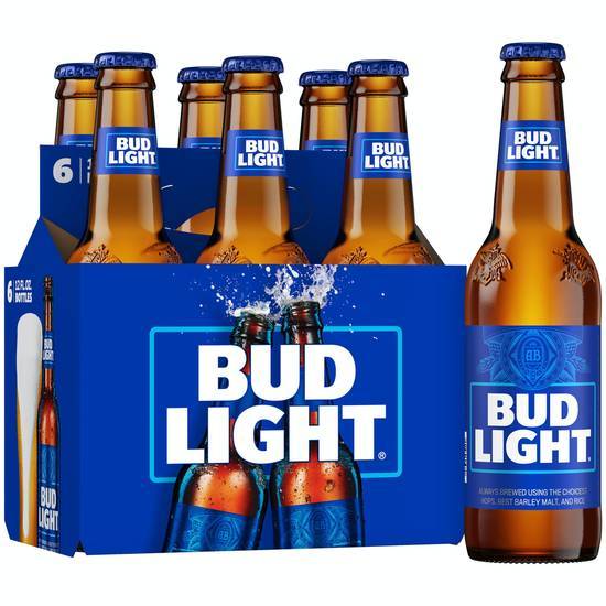 Bud Light Lager Beer (6 x 12 fl oz)