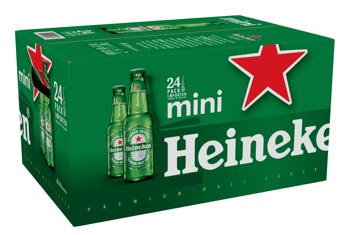 Heineken Premium Malt Lager Beer (24 x 7 fl oz)