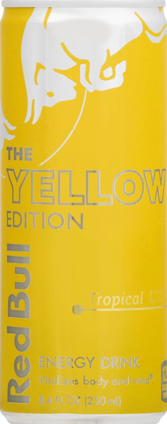 Red Bull The Yellow Edition Energy Drink, Tropical (8.4 fl oz)
