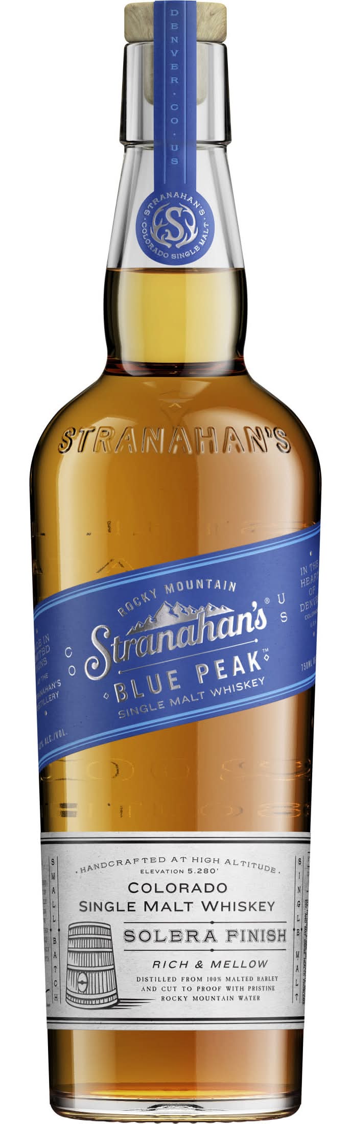 Stranahan's Blue Peak Single Malt Whiskey (750 ml)