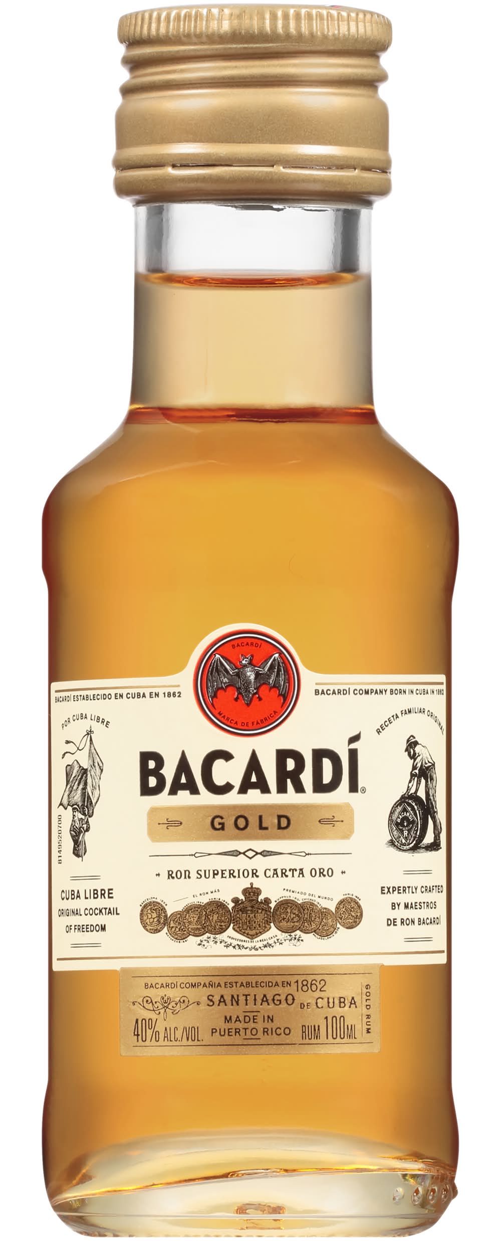 Bacardí Gold Rum (100 ml)