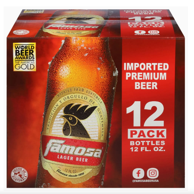 Famosa Central Beer (12 x 12 fl oz)