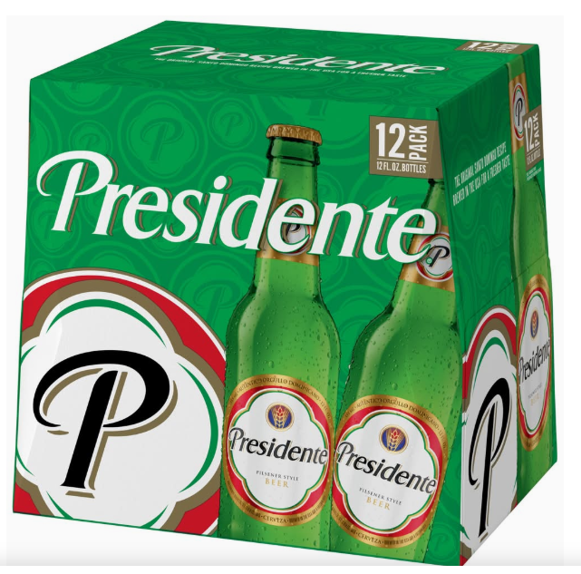 Presidente Pilsener Style Beer (12 x 12 fl oz)
