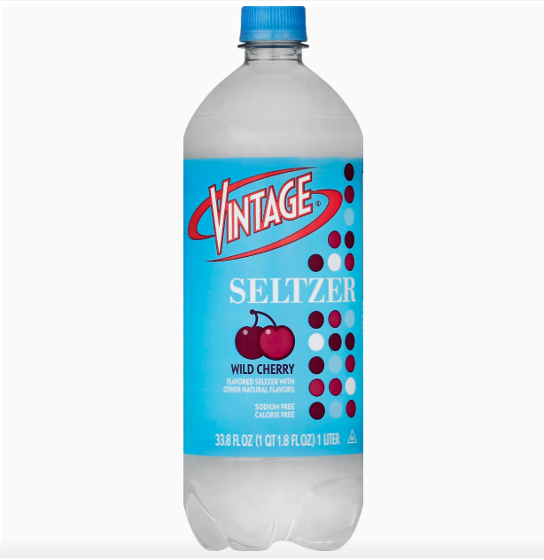 Vintage Calorie Free Wild Seltzer, Cherry (1 L)
