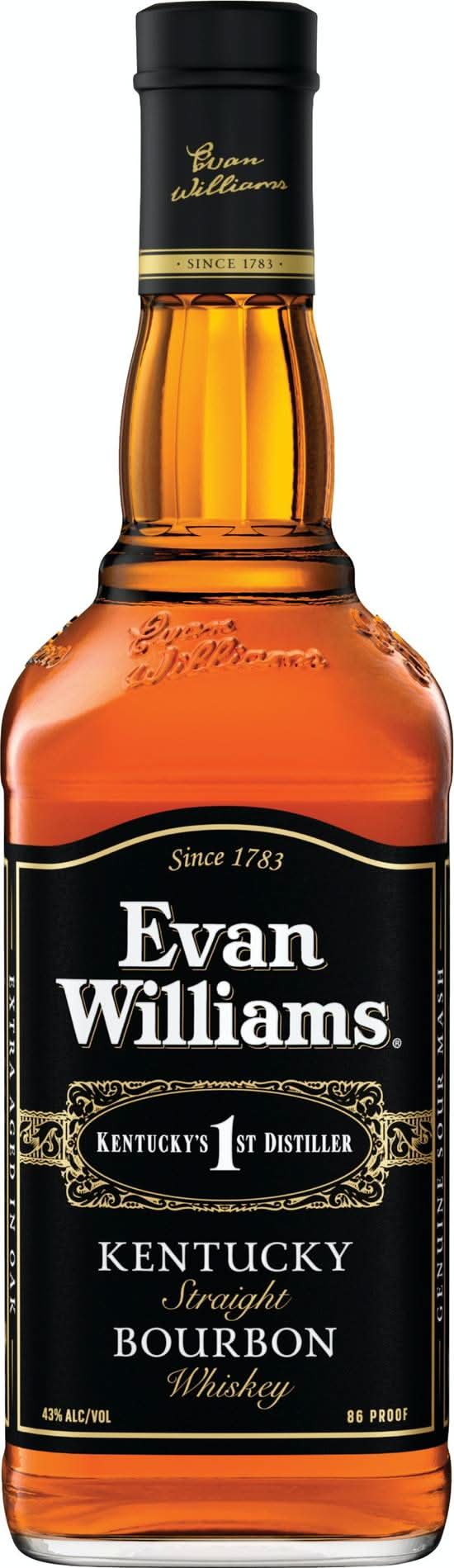 Evan Williams Kentucky Straight Bourbon Whisky (750 ml)