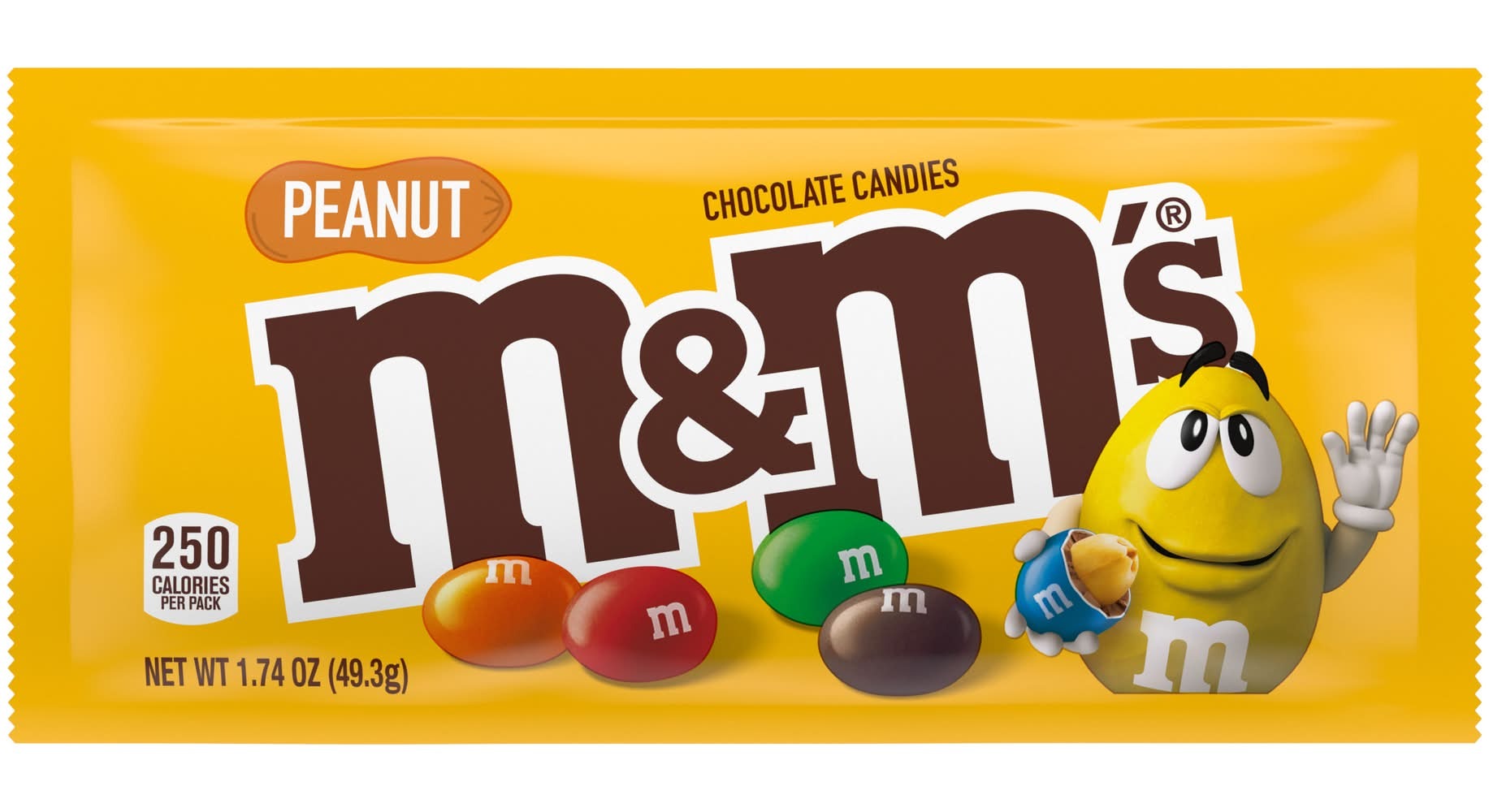 M&M's Peanut Milk Chocolate Candy (1.74 oz)