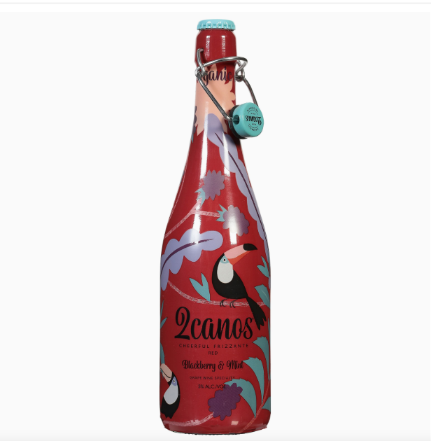 2canos Blackberry & Mint Cheerful Frizzante, 2022 (750 ml)