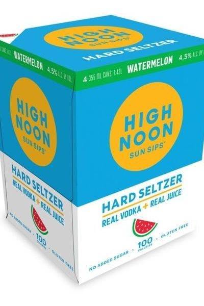 Sun Sips Vodka Hard Seltzer, Watermelon (4 x 355 fl oz)