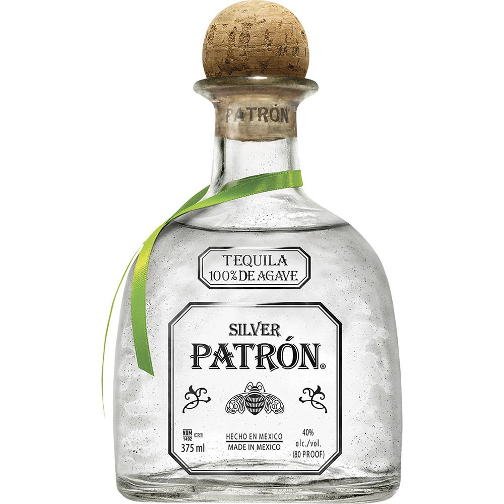 PATRÓN 100% De Agave Silver Tequila (375 ml)