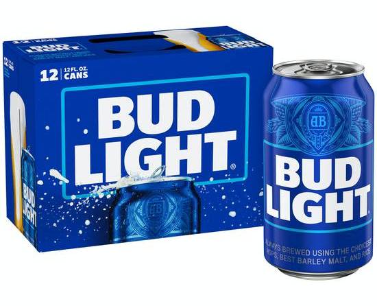 Bud Light American Lager Beer (12 x 12 fl oz)