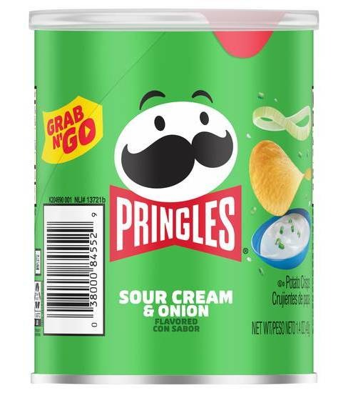 Pringles Sour Cream & Onion Flavored Potato Crisps