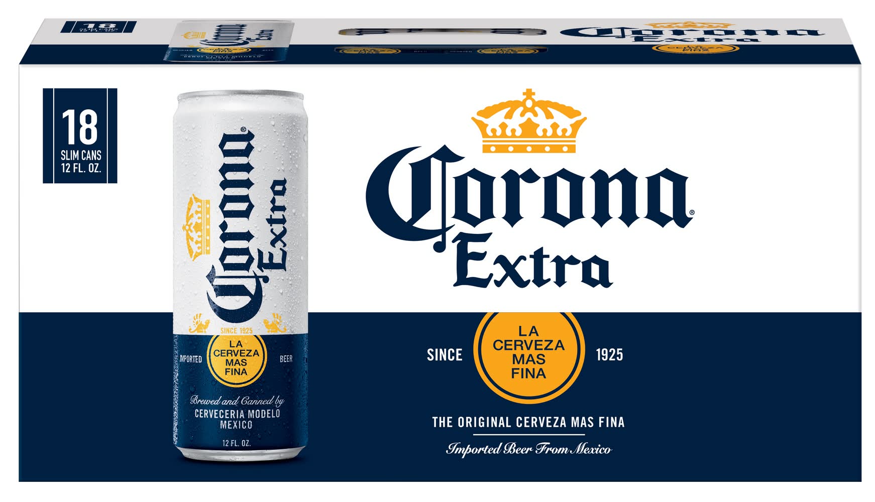 Corona Extra Mexican Lager Beer (18 x 12 fl oz)